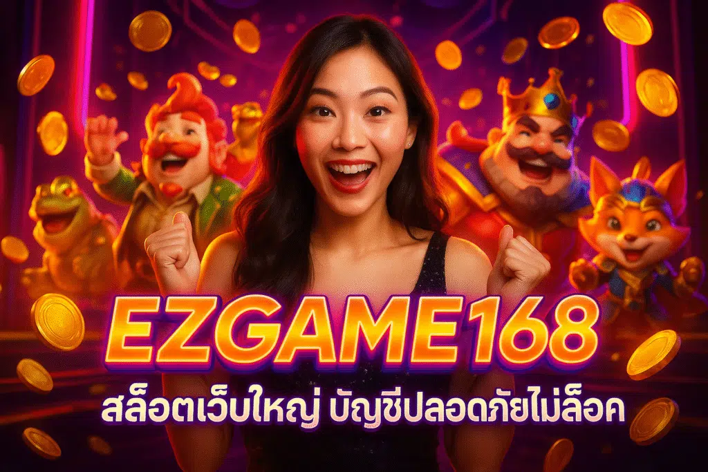 EZGAME168 สล็อตเว็บใหญ่ บัญชีปลอดภัยไม่ล็อค