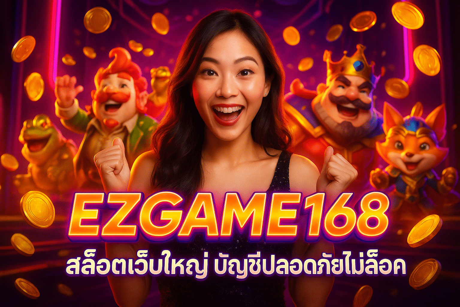 EZGAME168 สล็อตเว็บใหญ่ บัญชีปลอดภัยไม่ล็อค