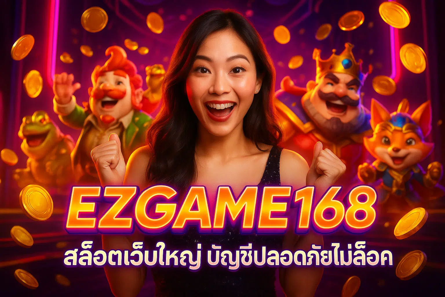 EZGAME168 สล็อตเว็บใหญ่ บัญชีปลอดภัยไม่ล็อค