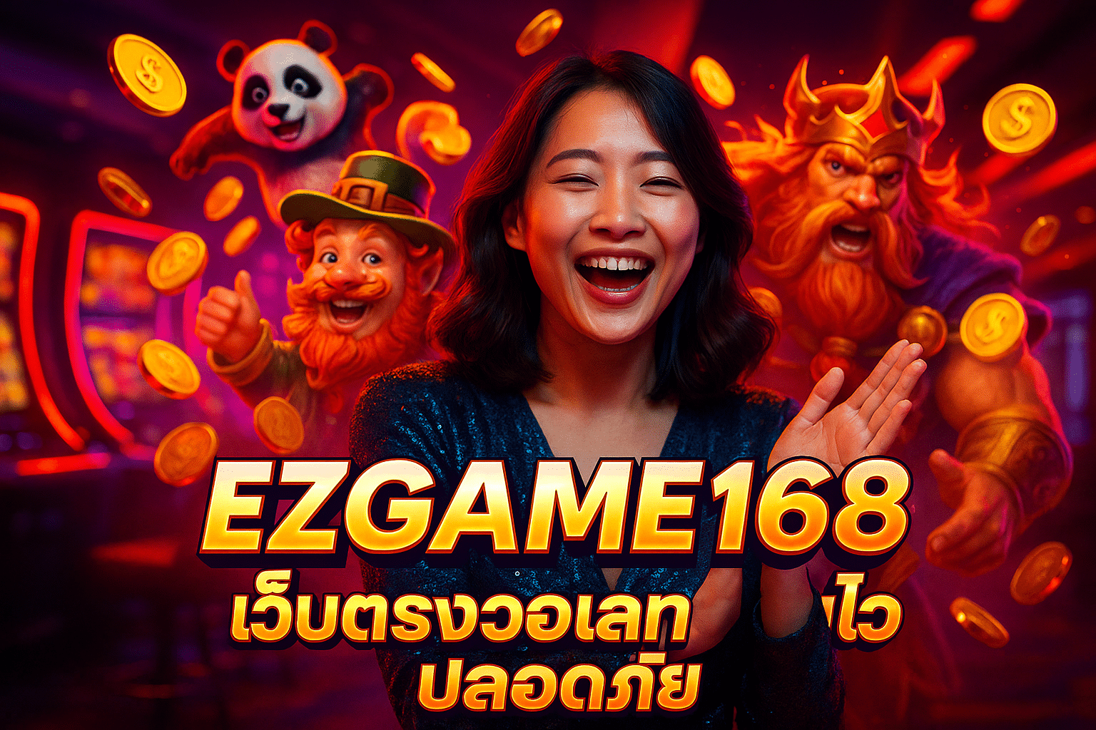 EZGAME168 เว็บตรงวอเลท ฝากถอนไว ปลอดภัย