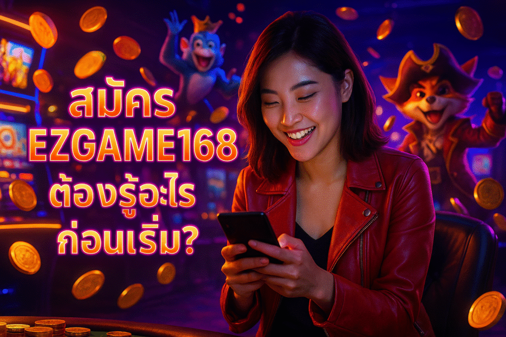 สมัคร EZGAME168 ต้องรู้อะไรก่อนเริ่ม?