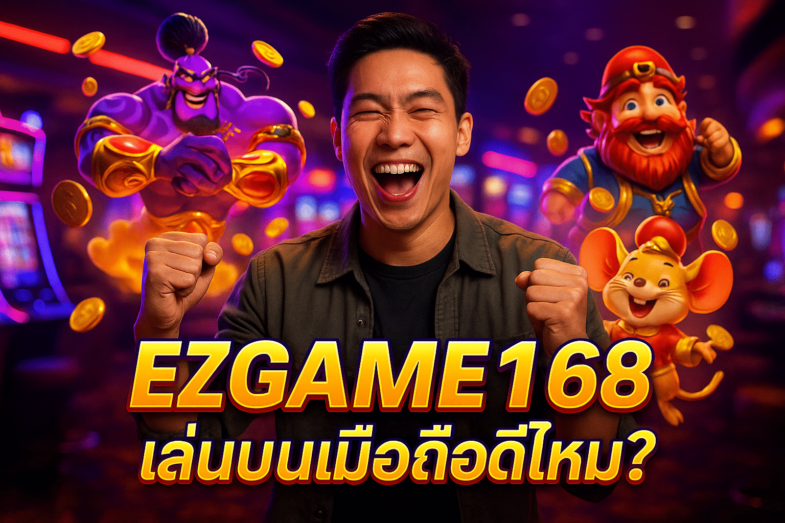 EZGAME168 เล่นบนมือถือดีไหม?