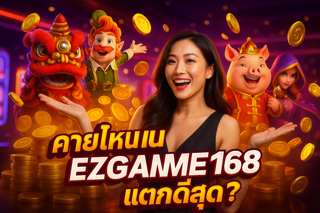 ค่ายไหนบน EZGAME168 แตกดีที่สุด?